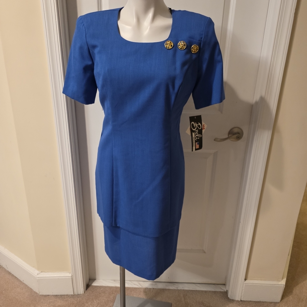 Breli Originals New Vintage Blue Dress Size 8